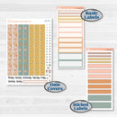 Early Spring Florals | 7x9 Plum Daily Planner Kit Stickers | Grow | KIT-514-L