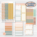 Early Spring Florals | 7x9 Plum Daily Planner Kit Stickers | Grow | KIT-514-L
