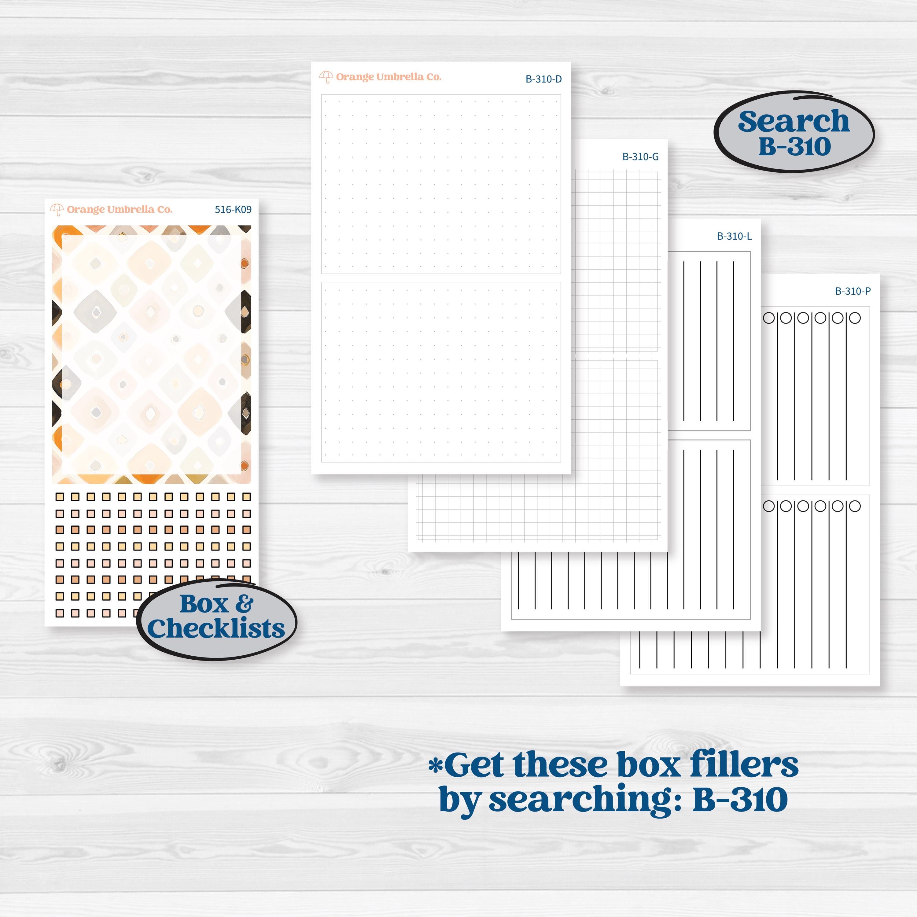 Spring Birds | 7x9 Erin Condren Daily Duo Planner Kit Stickers | Nectar | KIT-516-K