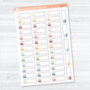 Birthday Stitched Labels | Planner Stickers | L-537