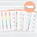 Birthday Stitched Labels | Planner Stickers | L-537