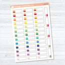 Birthday Stitched Labels | Planner Stickers | L-537