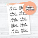 The Best Is Yet to Come Motivational Quote Labels | Deco Planner Stickers | D-375-B
