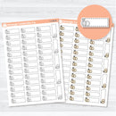 Anniversary Stitched Labels | Planner Stickers | L-538