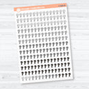 Question Mark Bible Study Icons | Clear Matte Planner Stickers | F-008-CM