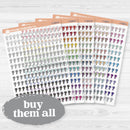 Question Mark Bible Study Icons | Clear Matte Planner Stickers | F-008-CM