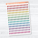 Question Mark Bible Study Icons | Clear Matte Planner Stickers | F-008-CM