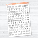 Self Care & Celebration Icon Sampler | Planner Stickers | I-525