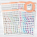 Home, Chores & Appointments Icon Sampler | Planner Stickers | I-526