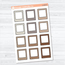 Doodled Polaroid Journaling Labels | Planner Stickers | L-539