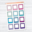 Doodled Polaroid Journaling Labels | Planner Stickers | L-539