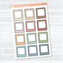 Doodled Polaroid Large Journaling Labels | Planner Stickers | C-475