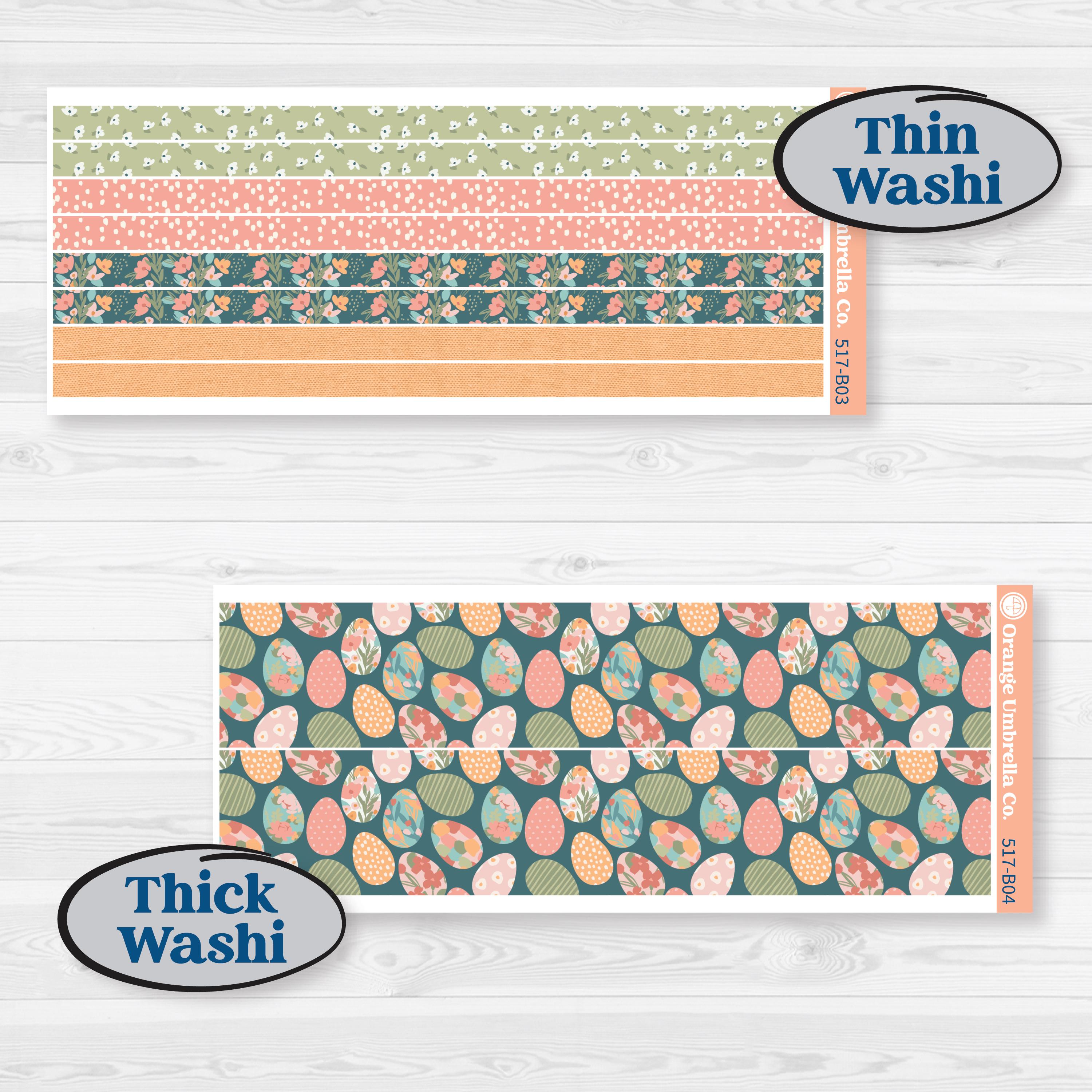 Easter Spring Kit | Weekly Add-On Planner Kit Stickers | Easter Basket | KIT-517-B