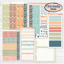 Easter Spring Kit | 7x9 Erin Condren Daily Duo Planner Stickers | Easter Basket | KIT-517-K