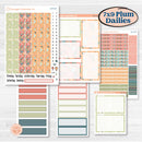 Easter Spring Kit | 7x9 Plum Daily Planner Stickers | Easter Basket | KIT-517-L