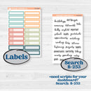 Easter Spring Kit | 7x9 Erin Condren Life Planner Monthly & Dashboard Stickers | Easter Basket | KIT-517-N