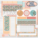 Easter Spring Kit | 8.5x11 Plum Monthly & Dashboard Planner Stickers | Easter Basket | KIT-517-R