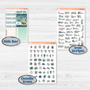 Spring Floral Kit | Weekly Add-On Planner Kit Stickers | Garden Oasis | KIT-518-B