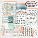 Spring Floral Kit | Weekly Add-On Planner Kit Stickers | Garden Oasis | KIT-518-B