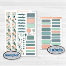 Spring Floral Kit | Journaling or Scrapbooking Kit | Creative Junk Journal Planner Stickers | Garden Oasis | KIT-518-D