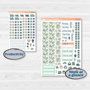 Spring Floral Kit | A5 Daily Duo Planner Kit Stickers | Garden Oasis | KIT-518-J