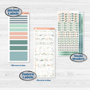 Spring Floral Kit | 7x9 Erin Condren Daily Duo Planner Stickers | Garden Oasis | KIT-518-K
