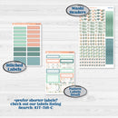 Spring Floral Kit | 7x9 Plum Daily Planner Kit Stickers | Garden Oasis | KIT-518-L