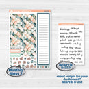 Spring Floral Kit | A5 Plum Monthly & Dashboard Planner Kit Stickers | Garden Oasis | KIT-518-P