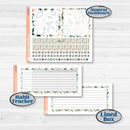 Spring Floral Kit | 7x9 Plum Monthly & Dashboard Planner Kit Stickers | Garden Oasis | KIT-518-Q