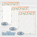 Spring Floral Kit | A5 or 7x9 Create Your Own Monthly Dashboard Universal | Monthly & Reading Log Stickers | Garden Oasis | KIT-518-U