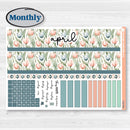 Spring Floral Kit | Laurel Denise Scout Large Planner Kit Stickers | Garden Oasis | KIT-518-W