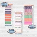 Bright Florals | A5 Daily Duo Planner Kit Stickers | Bitty Blooms | KIT-519-J