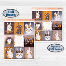 Playful Easter Bunnies | Weekly Sticker Kit for Vertical Planners like Erin Condren | Bunny Hop | KIT-520-A