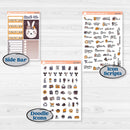 Playful Easter Bunnies | Weekly Add-On Planner Kit Stickers | Bunny Hop | KIT-520-B