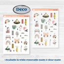 Rainy Day | Weekly Sticker Kit for Vertical Planners like Erin Condren | Stellas Umbrella | KIT-521-A