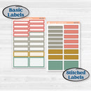 Rainy Day | Weekly Add-On Labels Planner Kit Stickers | Stellas Umbrella | KIT-521-C