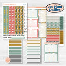 Rainy Day | 7x9 Plum Daily Planner Kit Stickers | Stellas Umbrella | KIT-521-L