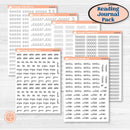 Reading Rating Journal Starter Pack | Reading Journal Stickers | BU-134