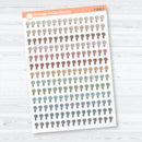 Question Mark Bible Study Icons | Clear Matte Planner Stickers | F-008-CM