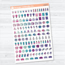 Self Care & Celebration Icon Sampler | Planner Stickers | I-525
