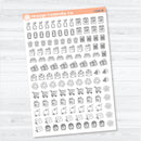 Home, Chores & Appointments Icon Sampler | Planner Stickers | I-526