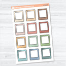 Doodled Polaroid Journaling Labels | Planner Stickers | L-539