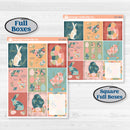 Easter Spring Kit | Weekly Sticker Kit for Vertical Planners like Erin Condren | Easter Basket | KIT-517-A