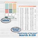 Easter Spring Kit | Hobonichi Weeks Weekly Planner Kit Stickers | Easter Basket | KIT-517-F