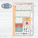 Easter Spring Kit | Plum Vertical Priorities 7x9 Planner Stickers | Easter Basket | KIT-517-H