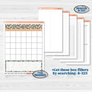 Easter Spring Kit | A5 or 7x9 Create Your Own Monthly Dashboard Universal | Monthly & Reading Log Stickers | Easter Basket | KIT-517-U