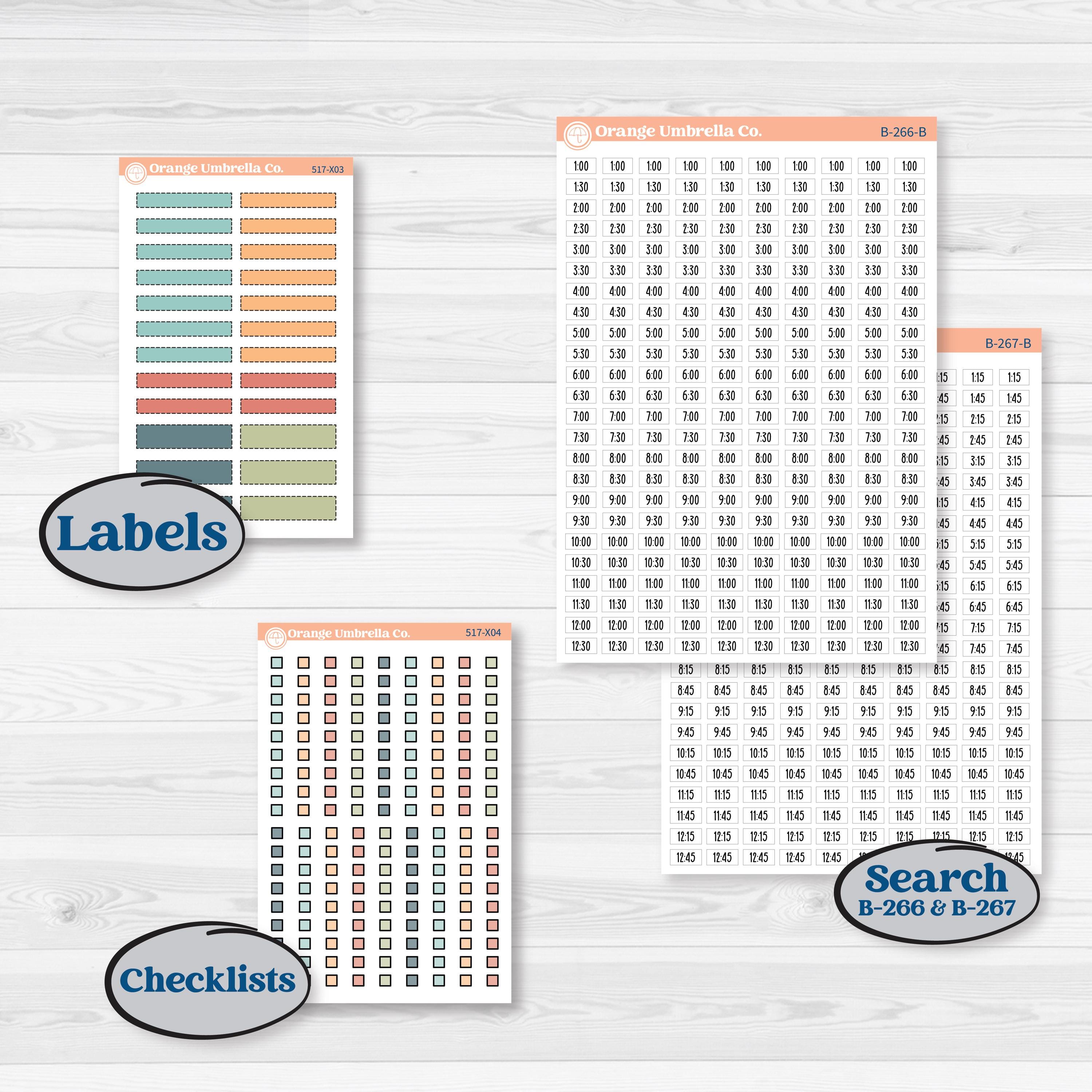 Easter Spring Kit | Laurel Denise Jo Large Planner Stickers | Easter Basket | KIT-517-X