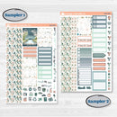 Spring Floral Kit | Weekly Sticker Kit for Vertical Planners like Erin Condren | Garden Oasis | KIT-518-A