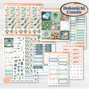 Spring Floral Kit | Hobonichi Cousin Weekly & Daily Planner Kit Stickers | Garden Oasis | KIT-518-E