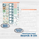 Spring Floral Kit | Hobonichi Weeks Weekly Planner Kit Stickers | Garden Oasis | KIT-518-F